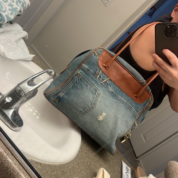 Jeans material Vintage authentic Dolce and Gabbana bag.